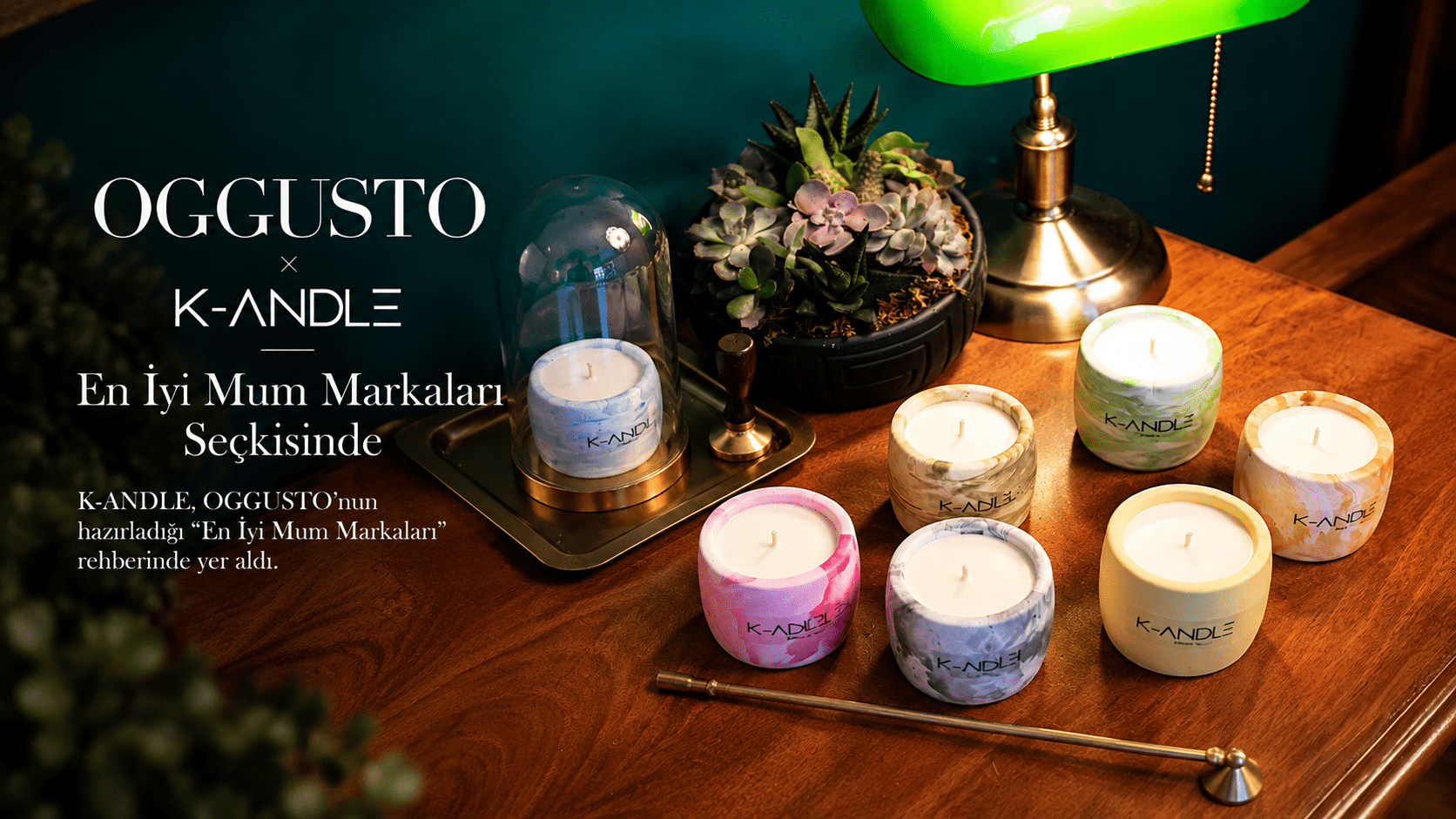 K-ANDLE, OGGUSTO’nun En İyi Mum Markaları Seçkisinde! - K-ANDLE