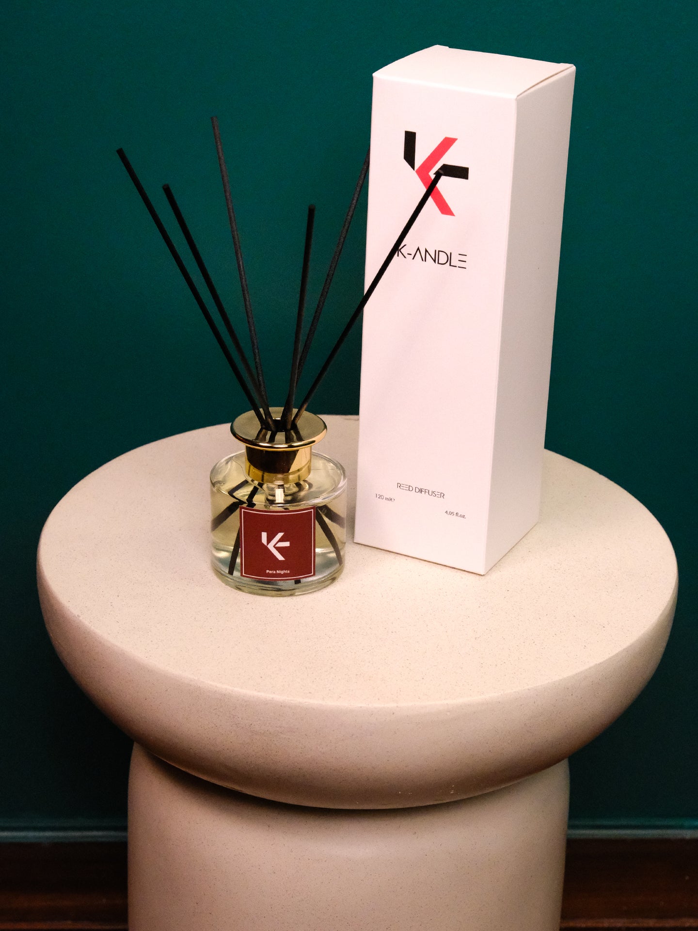 Özel günler için Pera Nights kokulu mum ve oda kokusu hediye seti