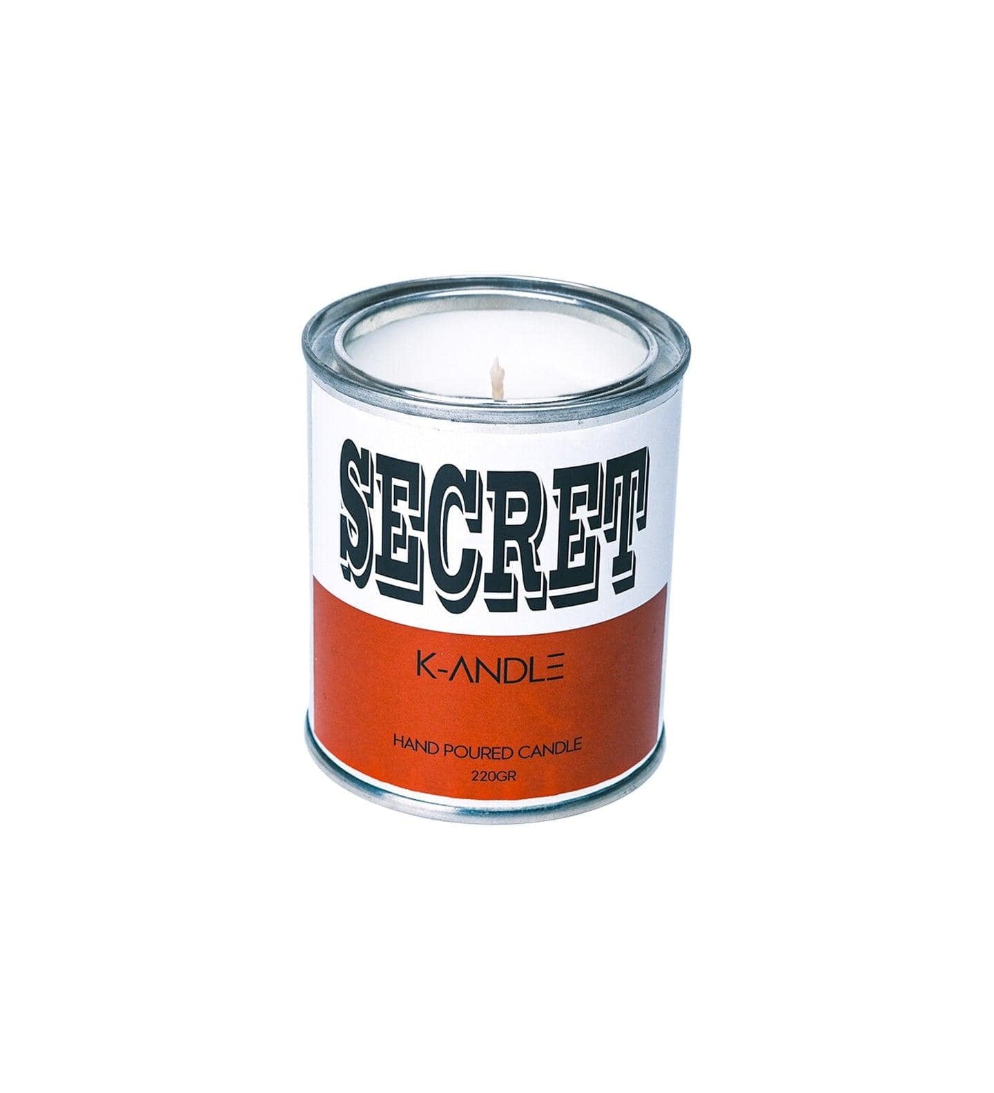 Secret Kokulu Vintage Mum 220gr - El Yapımı Doğal Soya Mumu | K-ANDLE