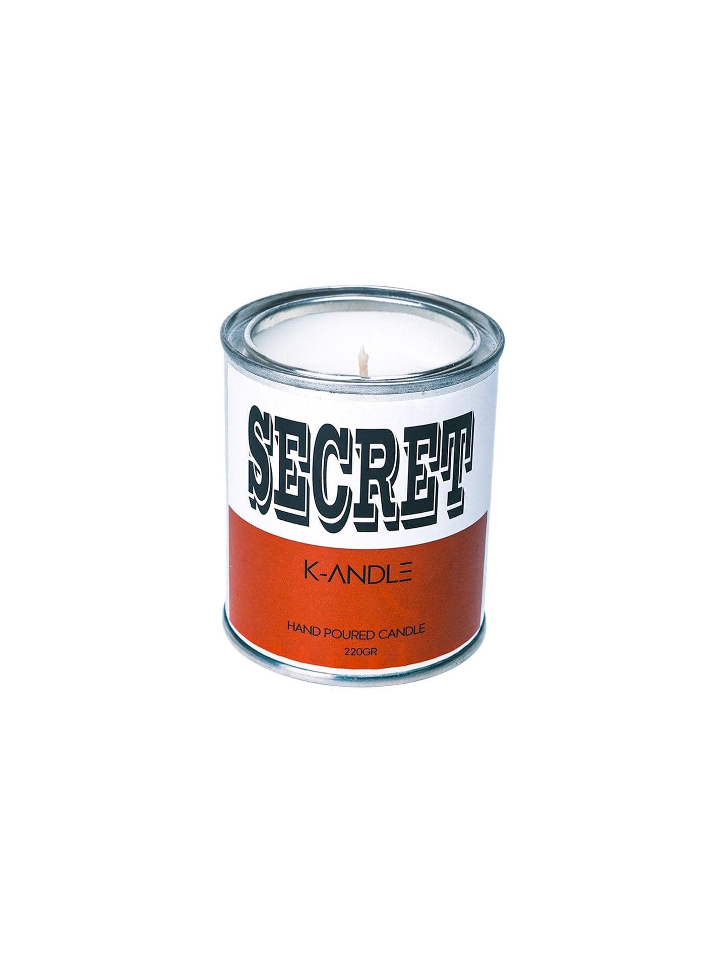 Secret Kokulu Vintage Mum 220gr - El Yapımı Doğal Soya Mumu | K-ANDLE