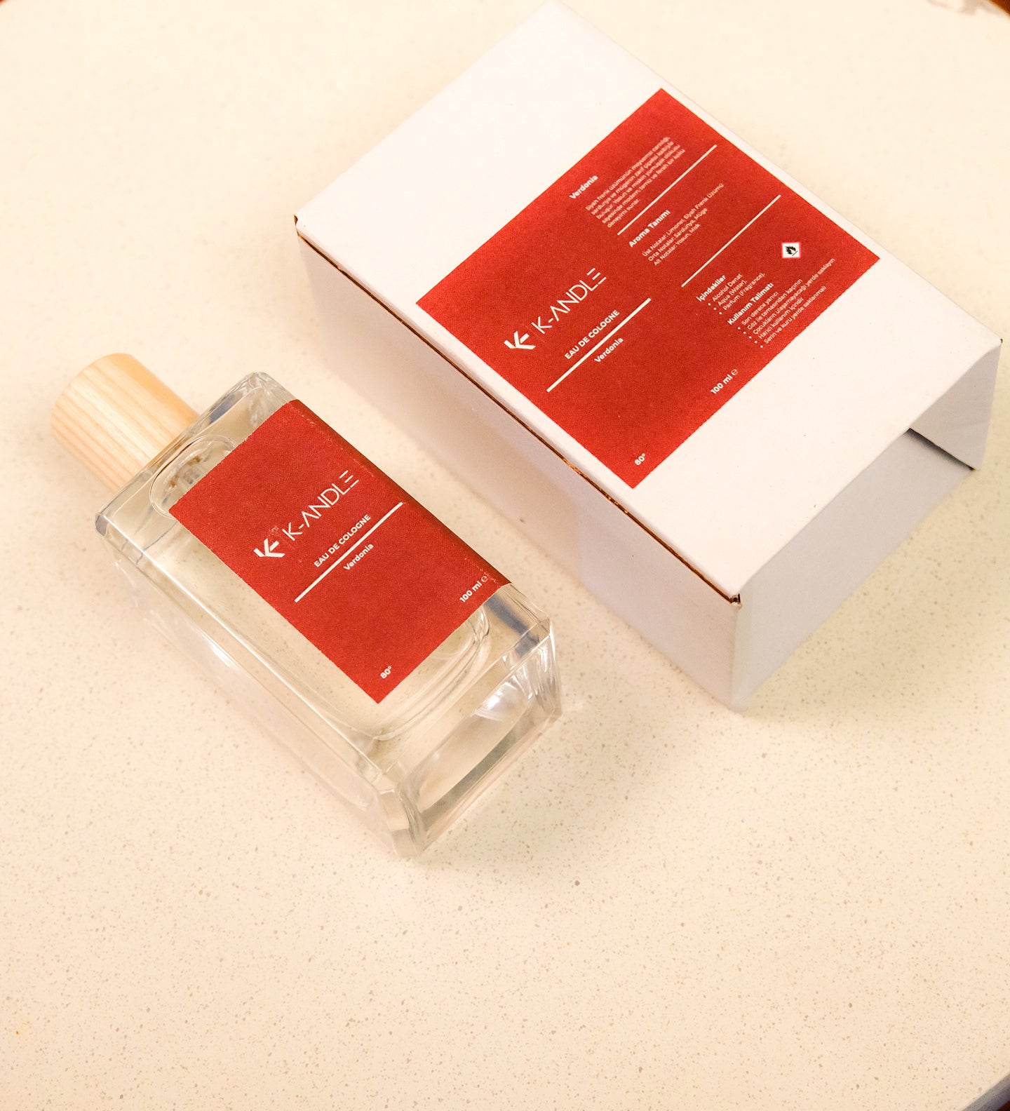 Verdonia Kolonya 100 ml 80 derece ferah ve modern koku