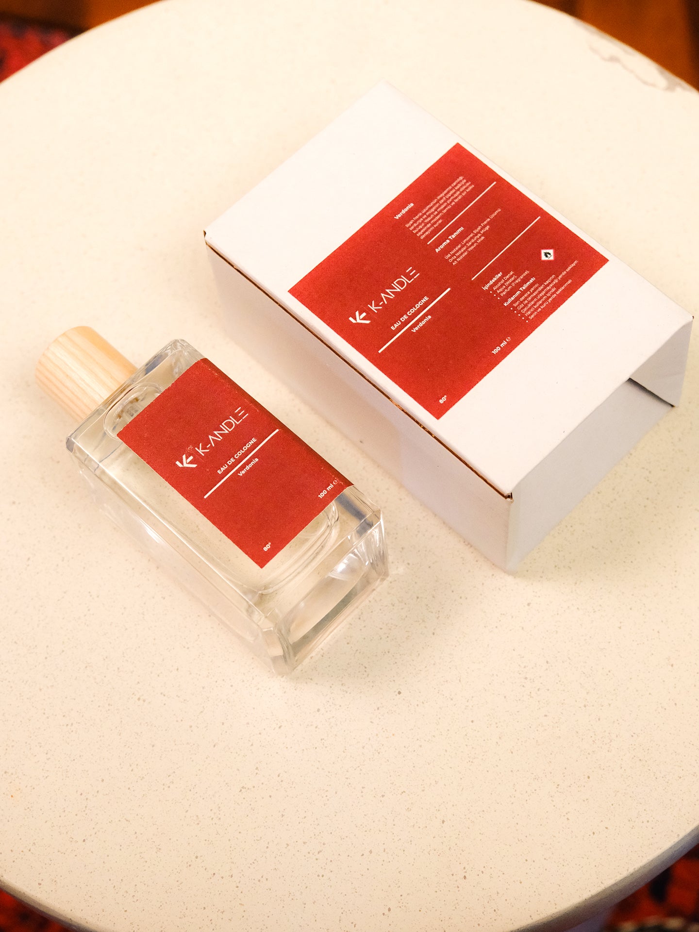 Verdonia Kolonya 100 ml 80 derece ferah ve modern koku