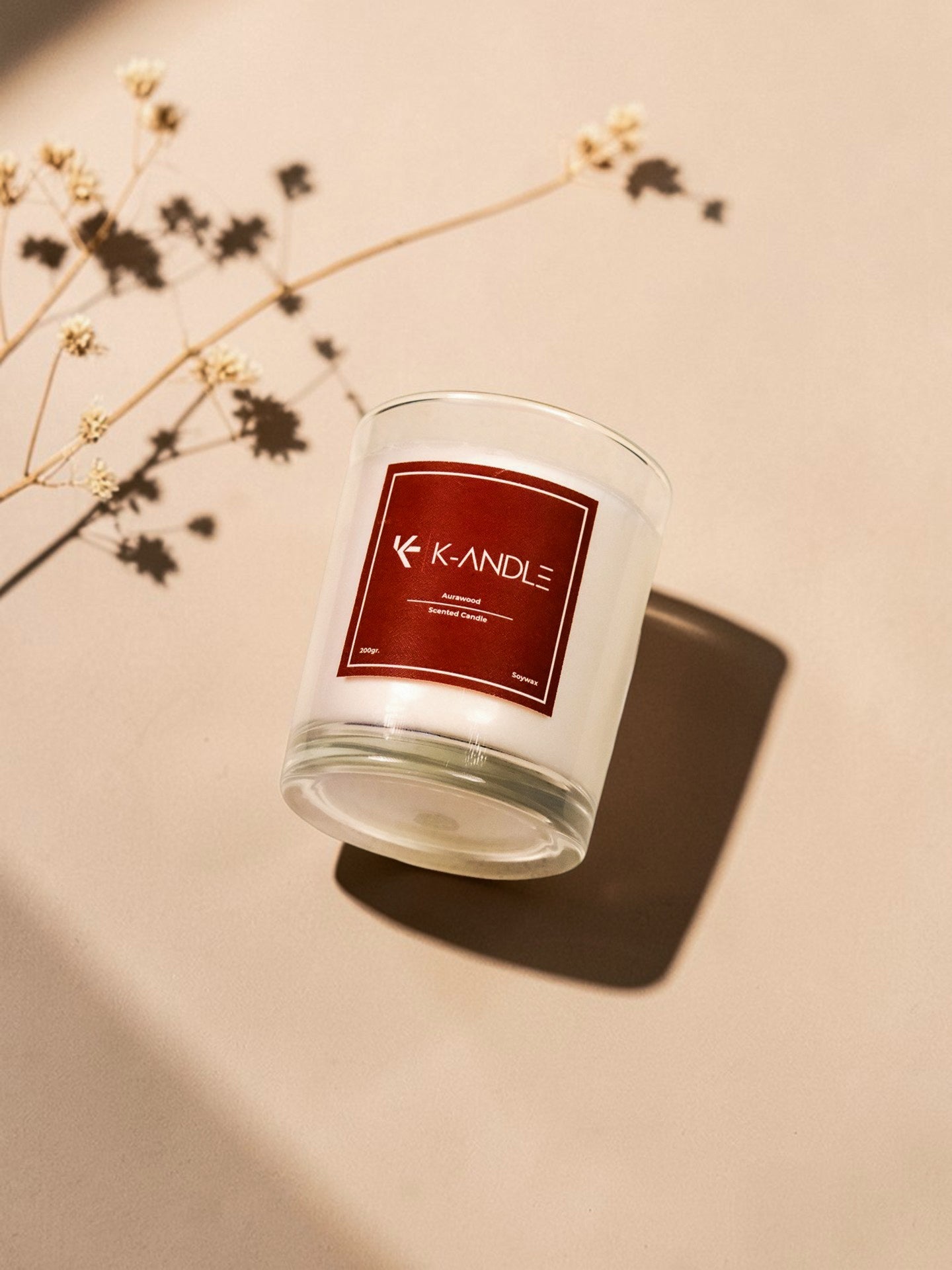 Aurawood Hediye Seti Kokulu Mum Özel Hediye Kutusu | K-ANDLE