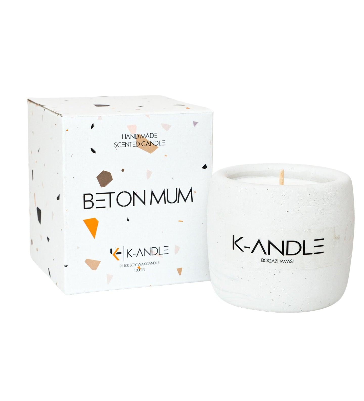 Boğaz Havası Kokulu Beton Mum - K-ANDLE