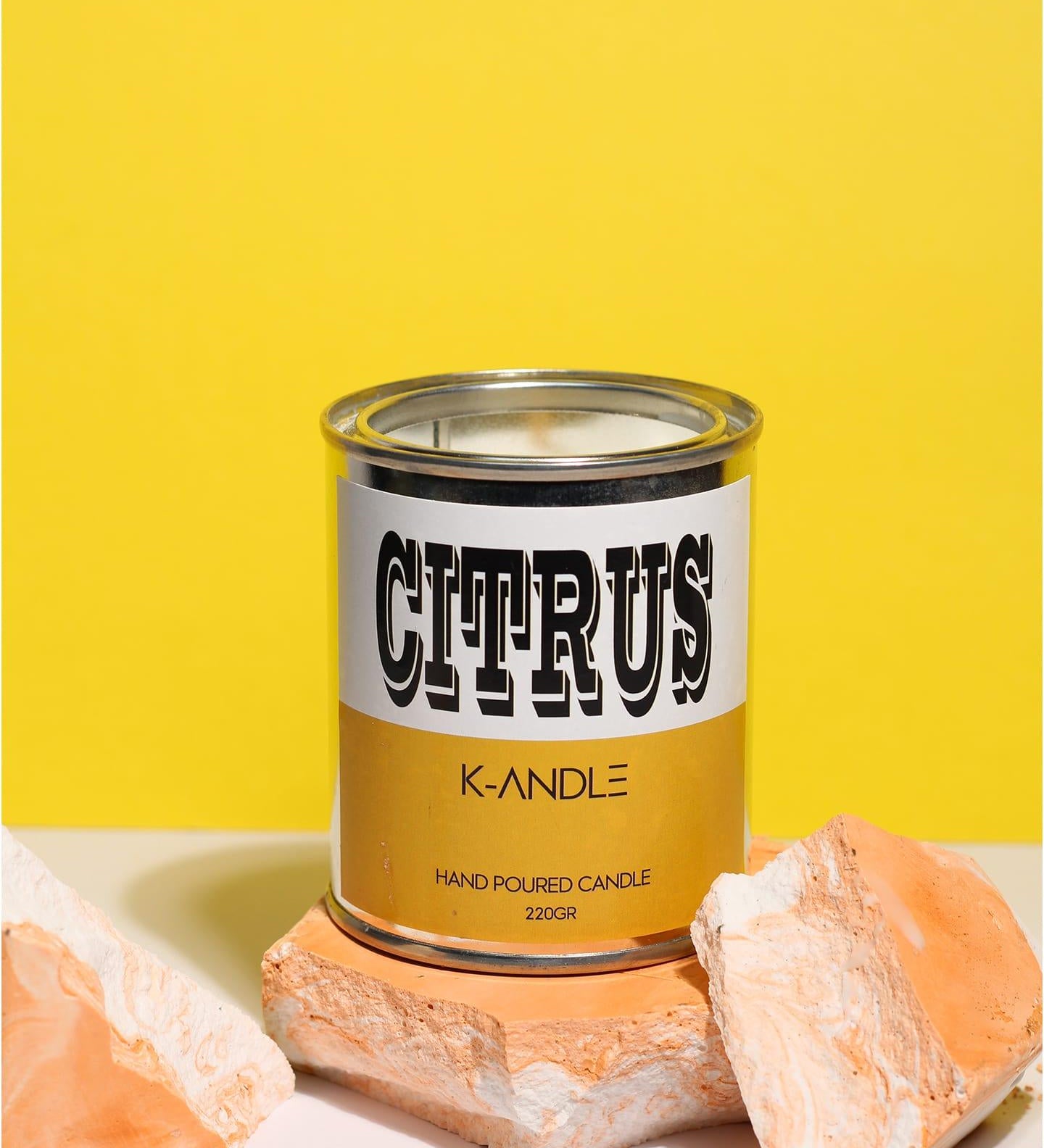 Citrus Kokulu Vintage Mum - K-ANDLE