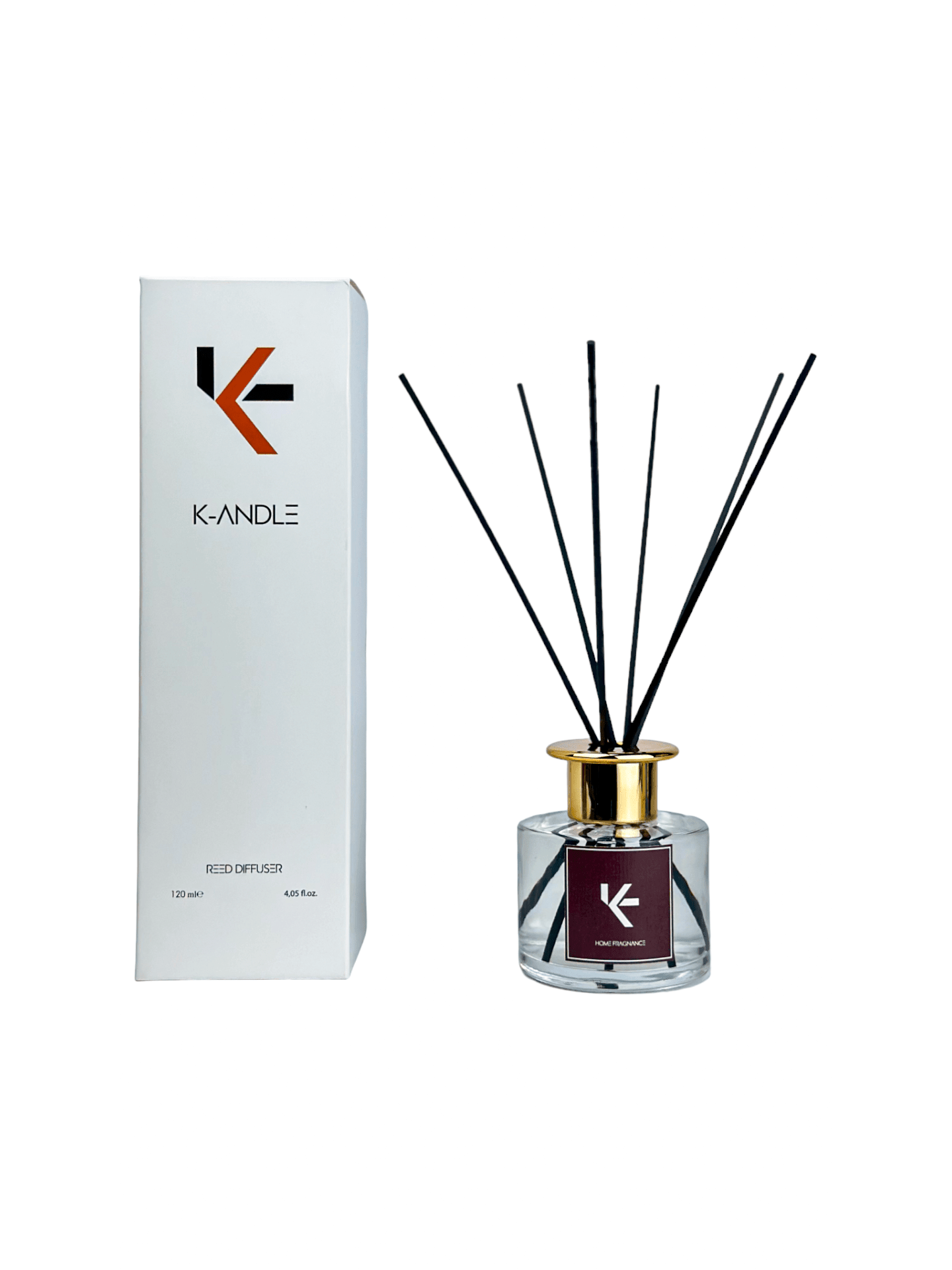 AuraWood çubuklu oda kokusu – 120ml amber şişede odunsu ve doğal aromasıyla huzurlu ve rafine bir atmosfer yaratır