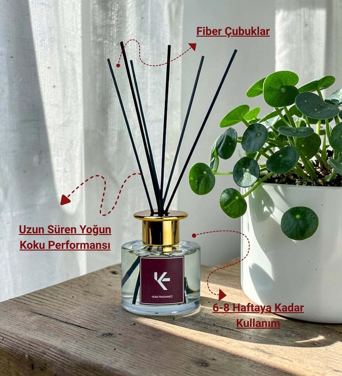 Mystic Magnolia Çubuklu Oda Kokusu 100ml | Doğal Çubuklu Oda Kokusu | K-ANDLE