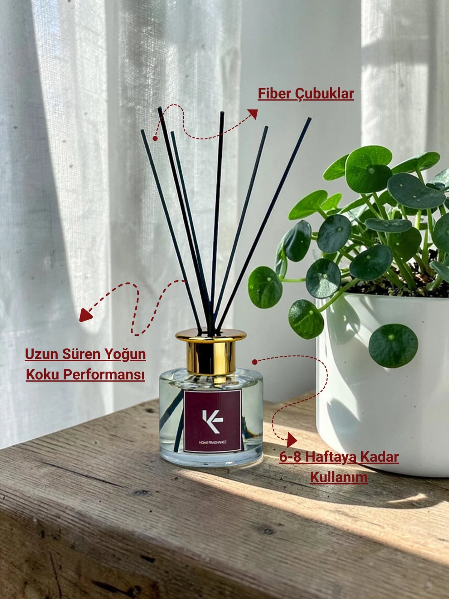Mystic Magnolia Çubuklu Oda Kokusu 100ml | Doğal Çubuklu Oda Kokusu | K-ANDLE