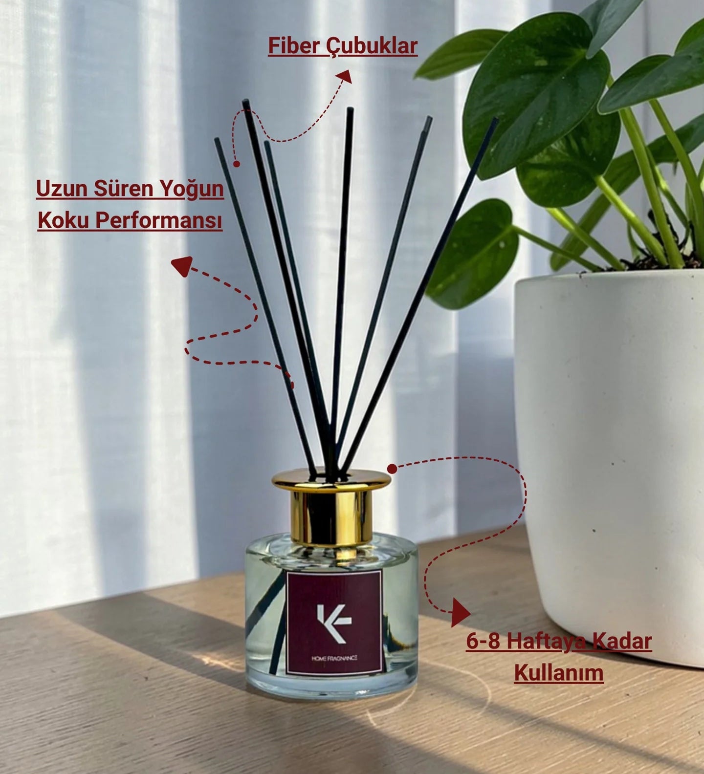 Pera Nights Çubuklu Oda Kokusu 100ml - K - ANDLE