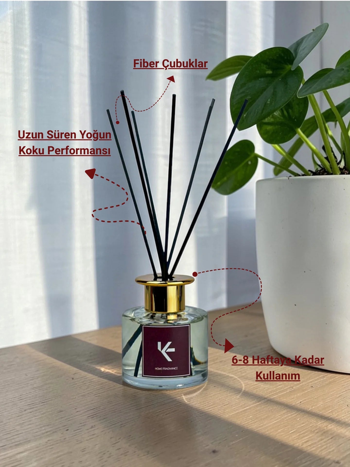 Pera Nights Çubuklu Oda Kokusu 100ml | Doğal Çubuklu Oda Kokusu | K-ANDLE