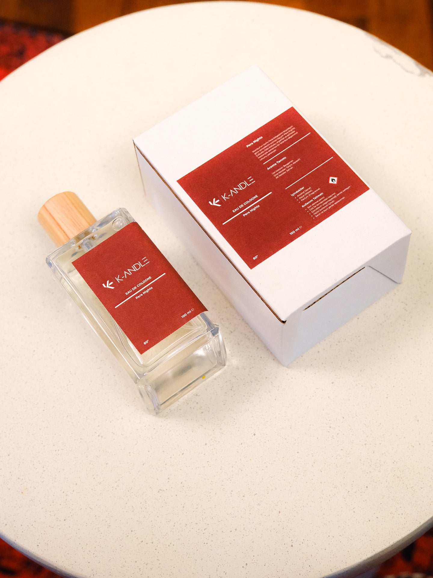 K-ANDLE Pera Nights kolonyası şık ve minimal görünüm