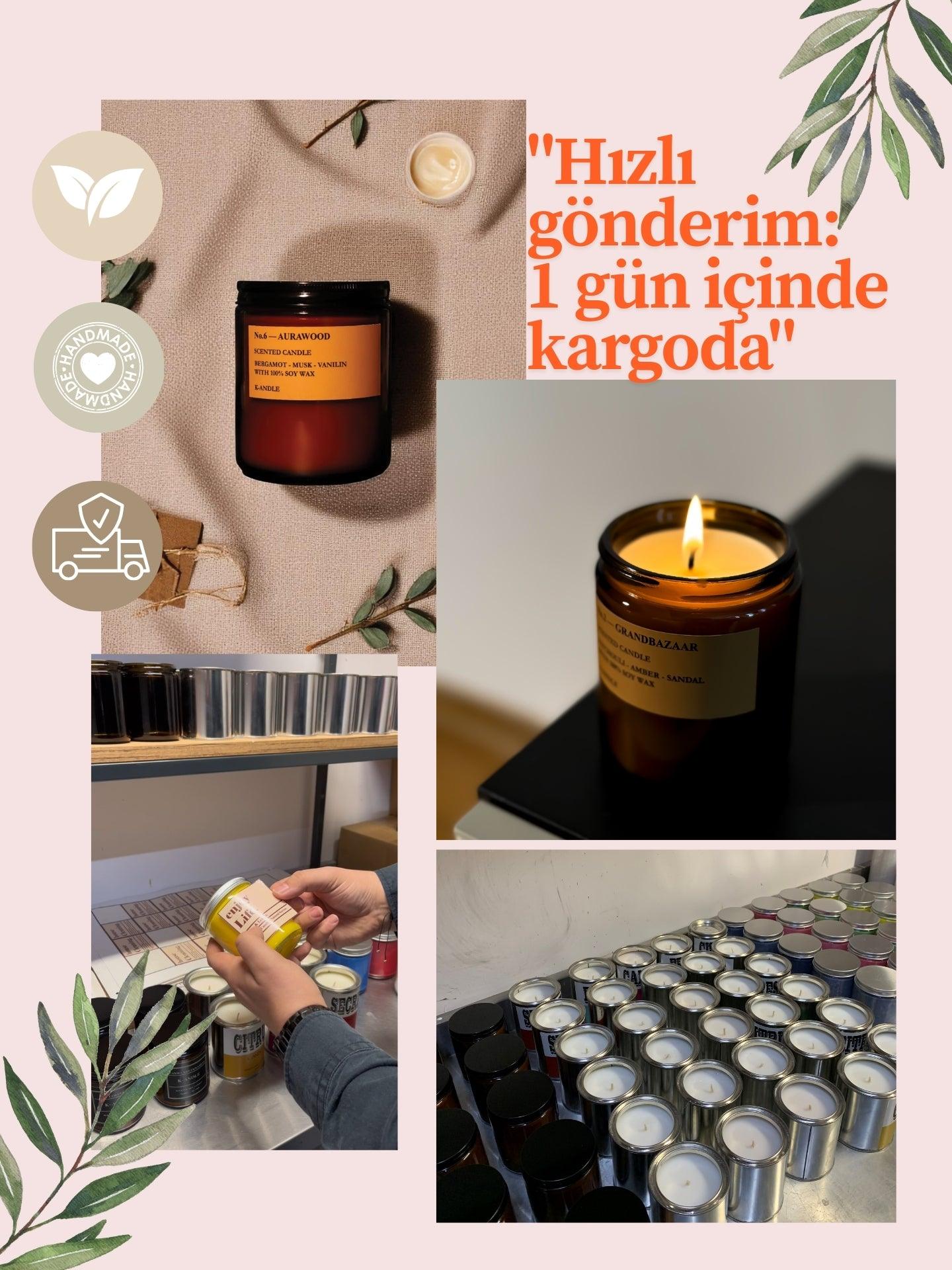 K-ANDLE GrandBazaar mum, oryantal ve sıcak koku profiliyle.